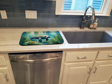 Load image into Gallery viewer, Manatee in a Seagrass Bed Dish Drying Mat