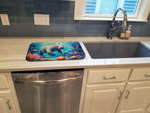 Load image into Gallery viewer, Summer Manatee Dish Drying Mat