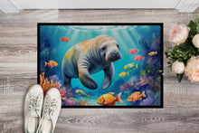 Load image into Gallery viewer, Summer Manatee Doormat-24x36 Indoor / Outdoor Rug | Made in USA