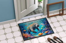 Load image into Gallery viewer, Summer Manatee Doormat-24x36 Indoor / Outdoor Rug | Made in USA
