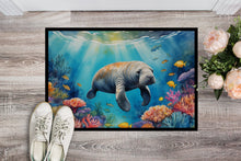 Load image into Gallery viewer, Summer Manatee Doormat-24x36 Indoor / Outdoor Rug | Made in USA