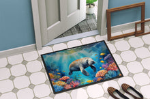 Load image into Gallery viewer, Summer Manatee Doormat-24x36 Indoor / Outdoor Rug | Made in USA
