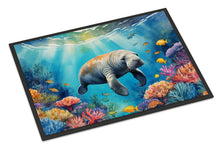 Load image into Gallery viewer, Summer Manatee Doormat-24x36 Indoor / Outdoor Rug | Made in USA