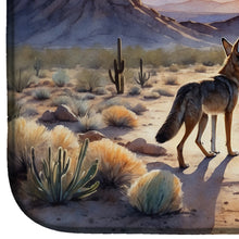 Load image into Gallery viewer, Desert Sunset Coyote Dish Drying Mat