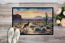 Load image into Gallery viewer, Desert Sunset Coyote Doormat