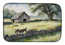 Load image into Gallery viewer, Donkey by the Stone Wall Dish Drying Mat
