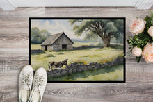 Load image into Gallery viewer, Donkey by the Stone Wall Doormat-24x36 Indoor / Outdoor Rug | Made in USA