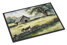 Load image into Gallery viewer, Donkey by the Stone Wall Doormat-24x36 Indoor / Outdoor Rug | Made in USA