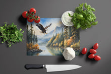 Load image into Gallery viewer, Eagle in Flight Glass Cutting Boards – Durable, Decorative Kitchen Art