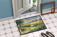 Load image into Gallery viewer, Cows by the Cornfield Doormat-24x36 Indoor / Outdoor Rug | Made in USA