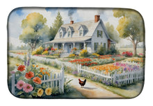 Load image into Gallery viewer, Chicken Farmhouse Garden Dish Drying Mat