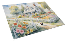 Load image into Gallery viewer, Chicken Farmhouse Garden Glass Cutting Boards – Durable, Decorative Kitchen Art