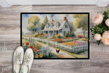 Load image into Gallery viewer, Chicken Farmhouse Garden Doormat