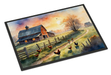 Load image into Gallery viewer, Chicken Farmyard Sunrise Doormat