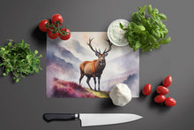 Load image into Gallery viewer, Highland Red Deer Glass Cutting Boards – Durable, Decorative Kitchen Art