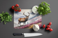 Load image into Gallery viewer, Highland Red Deer Glass Cutting Boards – Durable, Decorative Kitchen Art