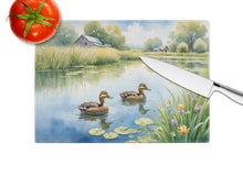 Load image into Gallery viewer, Mother Duck Glass Cutting Boards – Durable, Decorative Kitchen Art
