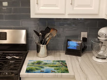 Load image into Gallery viewer, Mother Duck Glass Cutting Boards – Durable, Decorative Kitchen Art