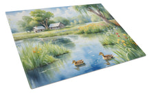 Load image into Gallery viewer, Mother Duck Glass Cutting Boards – Durable, Decorative Kitchen Art