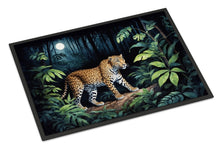 Load image into Gallery viewer, Leopard Nighttime in the Jungle Doormat