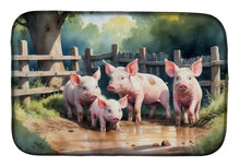 Load image into Gallery viewer, Piglets in the Mud Dish Drying Mat