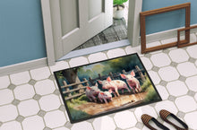 Load image into Gallery viewer, Piglets in the Mud Doormat