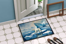 Load image into Gallery viewer, Polar Bear on the Ice Doormat