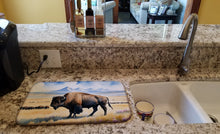Load image into Gallery viewer, Prairie Bison Dish Drying Mat