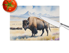 Load image into Gallery viewer, Prairie Bison Glass Cutting Boards – Durable, Decorative Kitchen Art