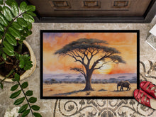 Load image into Gallery viewer, Elephants Savanna Sunrise Doormat-24x36 Indoor / Outdoor Rug | Made in USA