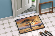 Load image into Gallery viewer, Elephants Savanna Sunrise Doormat-24x36 Indoor / Outdoor Rug | Made in USA