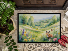 Load image into Gallery viewer, Rabbit Springtime Meadow Doormat-24x36 Indoor / Outdoor Rug | Made in USA