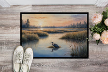 Load image into Gallery viewer, Wetland Wonders Blue Heron Doormat