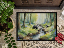 Load image into Gallery viewer, Woodland Spring Badgers Doormat-24x36 Indoor / Outdoor Rug | Made in USA
