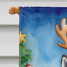 Load image into Gallery viewer, Alaskan Malamute Christmas Reindeer House Flag