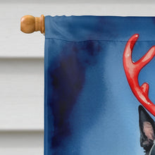Load image into Gallery viewer, Belgian Sheepdog Christmas Reindeer House Flag