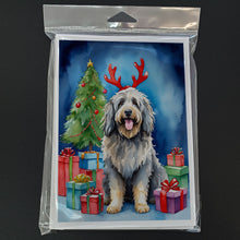 Load image into Gallery viewer, Bergamasco Christmas Reindeer Greeting Cards - Blank Note Cards – 8-Pack of Artist-Designed Cards with Envelopes