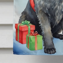 Load image into Gallery viewer, Bouvier des Flandres Christmas Reindeer House Flag