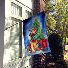 Load image into Gallery viewer, Brussels Griffon Christmas Reindeer House Flag