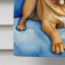 Load image into Gallery viewer, Bullmastiff Christmas Reindeer House Flag