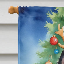Load image into Gallery viewer, Black Cairn Terrier Christmas Reindeer House Flag
