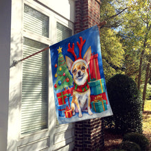 Load image into Gallery viewer, Chihuahua Christmas Reindeer House Flag