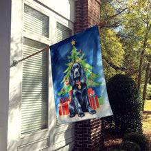 Load image into Gallery viewer, Black Cocker Spaniel Christmas Reindeer House Flag