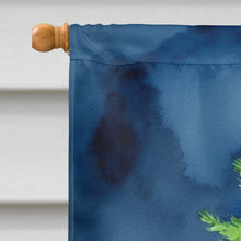 Load image into Gallery viewer, Black Cocker Spaniel Christmas Reindeer House Flag