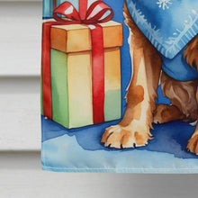 Load image into Gallery viewer, Cocker Spaniel Christmas Reindeer House Flag