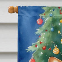 Load image into Gallery viewer, Corgi Christmas Reindeer House Flag