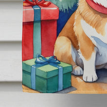 Load image into Gallery viewer, Corgi Christmas Reindeer House Flag
