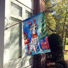 Load image into Gallery viewer, Dalmatian Christmas Reindeer House Flag
