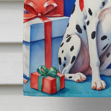 Load image into Gallery viewer, Dalmatian Christmas Reindeer House Flag