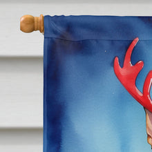 Load image into Gallery viewer, Doberman Pinscher Christmas Reindeer House Flag
